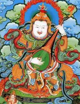 佛教四大护法天神之一：北方昆沙门天王